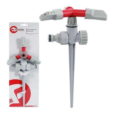 Дождеватель круговой Intertool GE-0055 с вращающейся головкой на костыле Купить Дождеватель круговой Intertool GE-0055 с вращающейся головкой на костыле Дом, сад, огород