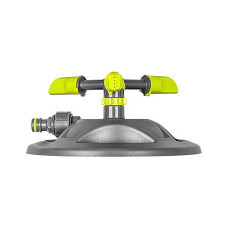 Купить Ороситель Bradas Lime Edition LE6201 крутящийся 3-х рожковый на ножке Дом, сад, огород