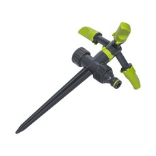 Купить Ороситель Bradas Lime Edition LE6102 крутящийся 2-х рожковый на ножке Дом, сад, огород