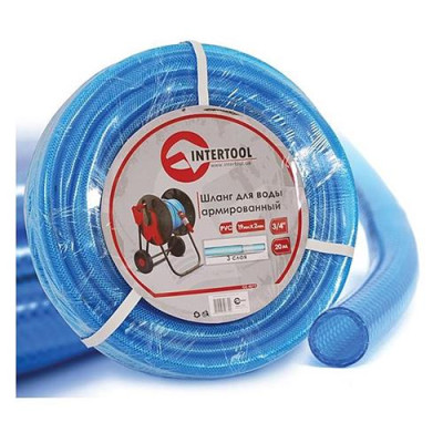 Шланг для воды Intertool GE-4073 PVC трехслойный армированный 3/4" 20м Купить Шланг для воды Intertool GE-4073 PVC трехслойный армированный 3/4" 20м Дом, сад, огород