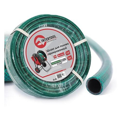 Шланг для полива Intertool GE-4021 PVC трехслойный армированный 1/2" 10м Купить Шланг для полива Intertool GE-4021 PVC трехслойный армированный 1/2" 10м Дом, сад, огород
