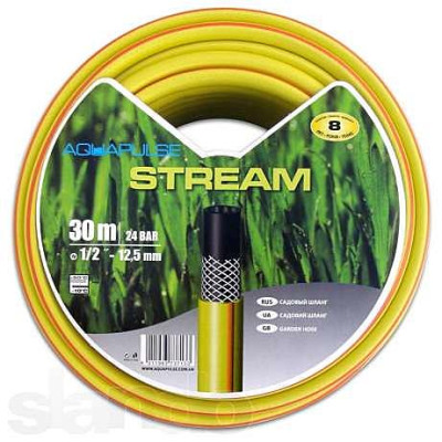 Шланг для полива трехслойный AQUAPULSE STREAM 1/2 20м Купить Шланг для полива трехслойный Aquapulse Stream 1/2" 20м Дом, сад, огород