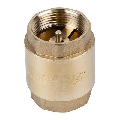 Купить Клапан обратный Aquatica 779656 1 1/4"Вх1 1/4"В латунь euro 410г Дом, сад, огород