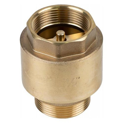 Купить Клапан обратный Aquatica 779659 1 1/2"Нх1 1/2"В латунь euro 680г Дом, сад, огород