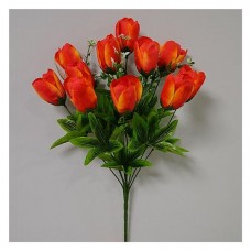 Купить Букет искусственный Тюльпан с папоротником 11 голов высота 510мм Дом, сад, огород