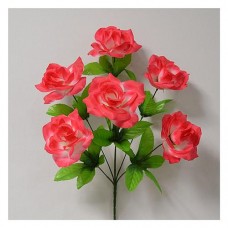 Купить Букет искусственный Роза открытая 6 голов высота 430мм Дом, сад, огород