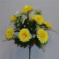 Букет искусственный Хризантема 10 голов высота 510мм