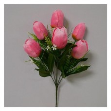 Купить Букет искусственный Тюльпан 9 голов высота 380мм Дом, сад, огород