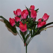 Купить Букет искусственный Тюльпан 12 голов высота 490мм Дом, сад, огород