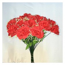 Купить Цветок искусственный Роза с добавками 40см 50шт красный Дом, сад, огород