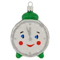 Новогодняя игрушка пластиковая Часики h90мм
