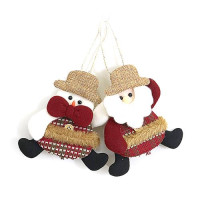 Новогодняя игрушка Новогодние персонажи 0635 11х13см ассорти