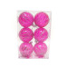 Набор новогодних пластиковых шаров Pink 7153-8 d 8см 6шт розовые Купить Набор новогодних пластиковых шаров Pink 7153-8 d 8см 6шт розовые Дом, сад, огород