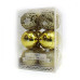 Набор новогодних пластиковых шаров Christmas gold 0806-6 d 6см 12шт золотой Купить Набор новогодних пластиковых шаров Christmas gold 0806-6 d 6см 12шт золотой Дом, сад, огород