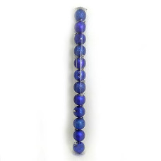 Купить Набор новогодних пластиковых шаров BLUE 0922-6BL12 d 6см 12шт синие Дом, сад, огород