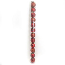 Купить Набор новогодних пластиковых шаров RED 0922-7RD12 d 7см 12шт красные Дом, сад, огород
