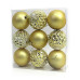 Набор новогодних пластиковых шаров Christmas 0898 d 8см 9шт оранжевые Купить Набор новогодних пластиковых шаров Christmas 0898 d 8см 9шт оранжевые Дом, сад, огород