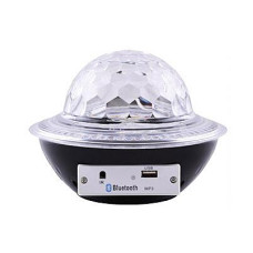 Лазерный проектор диско UFO Bluetooth crystal magic ball 220V с пультом Д/У