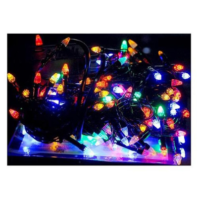 Купить Гирлянда Карандаш 500LED на черном проводе разноцветные огни с регулировкой Дом, сад, огород