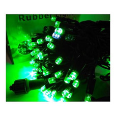 Купить Гирлянда черная уличная 100 LED разноцветные огни 10м Дом, сад, огород