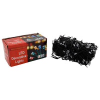 Гирлянда Иголка 300 LED черном проводе цветные огни с регулировкой