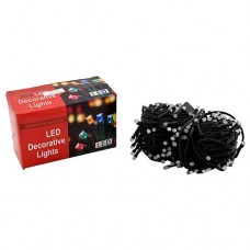 Купить Гирлянда 200 LED матовая черный провод цветные огни с регулировкой Дом, сад, огород
