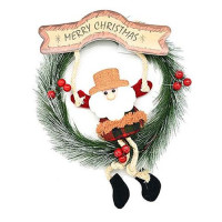 Декор веночек Мerry christmas R27560 d26cм