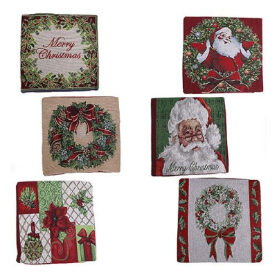 Новогодняя наволочка гобелен 9920 Christmas 45х45см ассорти Купить Новогодняя наволочка гобелен 9920 Christmas 45х45см ассорти Дом, сад, огород