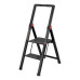 Купить Стремянка алюминиевая Intertool LT-5002 Black Slim 2 ступени высота верхней ступени 456мм 150кг Дом, сад, огород