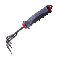 Грабли веерные Intertool FT-0032 335x85мм с комбинированной рукояткой