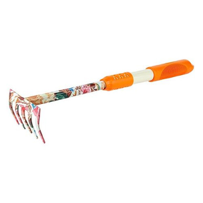 Купить Грабли Sigma flora 5043024 5-ти зубые оранжевые Дом, сад, огород