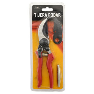 Секатор на блистере TIJERA PODAR 9" красный с запасным лезвием и пружиной Купить Секатор на блистере TIJERA PODAR 9" красный с запасным лезвием и пружиной Дом, сад, огород