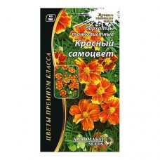 Купить Семена бархатцов Агромакси Красный самоцвет тонколистные евро пакет 0.1г Дом, сад, огород