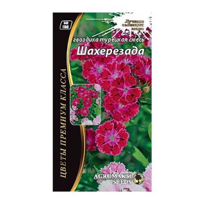 Купить Семена гвоздики Агромакси турецкая смесь Шахерезада двулетняя 0.2г Дом, сад, огород