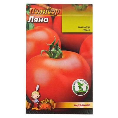 Семена помидора пакет 8*13см "Ляна Красная" 0, 3 гр (кратно 20 шт) Купить Семена помидора Ляна Красная 0.3гр Дом, сад, огород