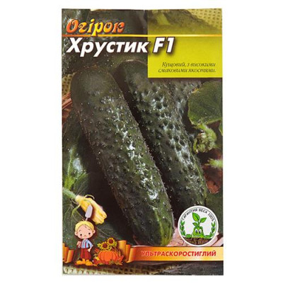 Семена огурец евро пакет Хрустик F1 30 семян Купить Семена огурцов Хрустик F1 евро пакет 1г Дом, сад, огород