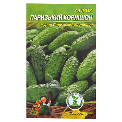 Семена огурец евро пакет "Парижский корнишон" 1гр (кратно 20 шт) Купить Семена огурцов Парижский корнишон евро пакет 1гр 20шт Дом, сад, огород
