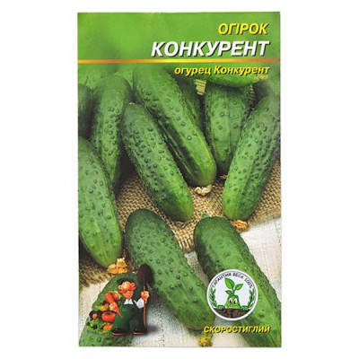 Купить Семена огурцов Конкурент евро пакет 1гр Дом, сад, огород