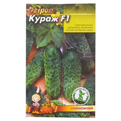 Семена огурец евро пакет "Кураж F1" 1гр (кратно 20 шт) Купить Семена огурцов Кураж F1 евро пакет 1гр 20шт Дом, сад, огород