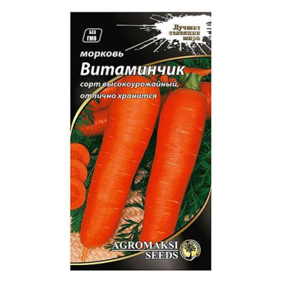 Семена Морковь АГРОМАКСИ Витаминчик 3г Купить Семена моркови Агромакси Витаминчик 3г Дом, сад, огород
