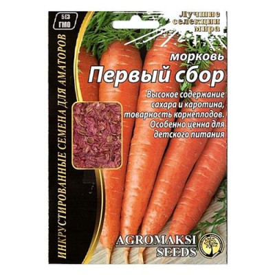 Купить Семена моркови Агромакси Первый сбор 3г Дом, сад, огород