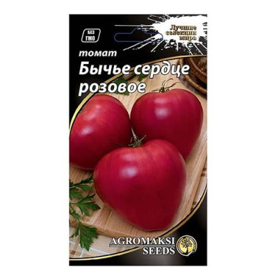 Семена Томат АГРОМАКСИ Бычье сердце розовое 0, 1г Купить Семена томата Агромакси Бычье сердце розовое 0.1г Дом, сад, огород
