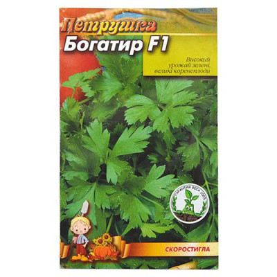 Семена петрушки пакет 8*13см "Богатырь" 2гр(кратно 20 шт) Купить Семена петрушки Богатырь 3гр Дом, сад, огород