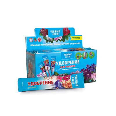 Купить Удобрение кристаллическое для фиалок Чистый Лист 100г Дом, сад, огород