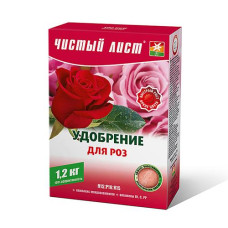 Удобрение кристаллическое для роз Чистый Лист 1200г
