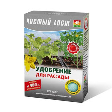 Удобрение кристаллическое для рассады Чистый Лист 300г
