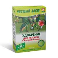 Удобрение кристаллическое для газонов Чистый Лист 300г