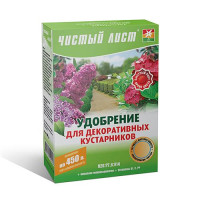 Удобрение кристаллическое для декоративных кустарников Чистый Лист 300г