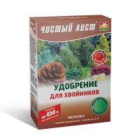 Удобрение кристаллическое для хвойников Чистый Лист 300г