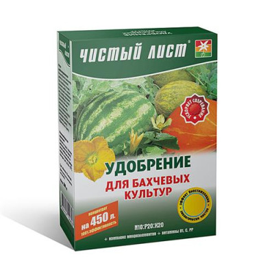 Купить Удобрение кристаллическое для бахчевых культур Чистый Лист 300г Дом, сад, огород